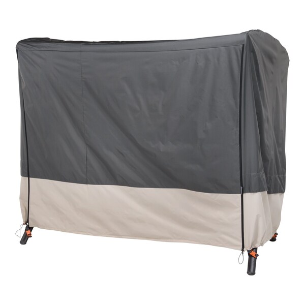 Modern Leisure Renaissance Patio Swing Cover, 81 in. L x 52 in. W x 7 in. H, Gray 3099 - main